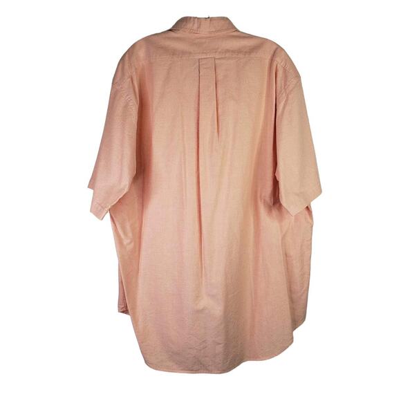 Polo Ralph Lauren Oxford Shirt Blake Men's Large Fall Orange SS Button Down - Picture 3 of 10